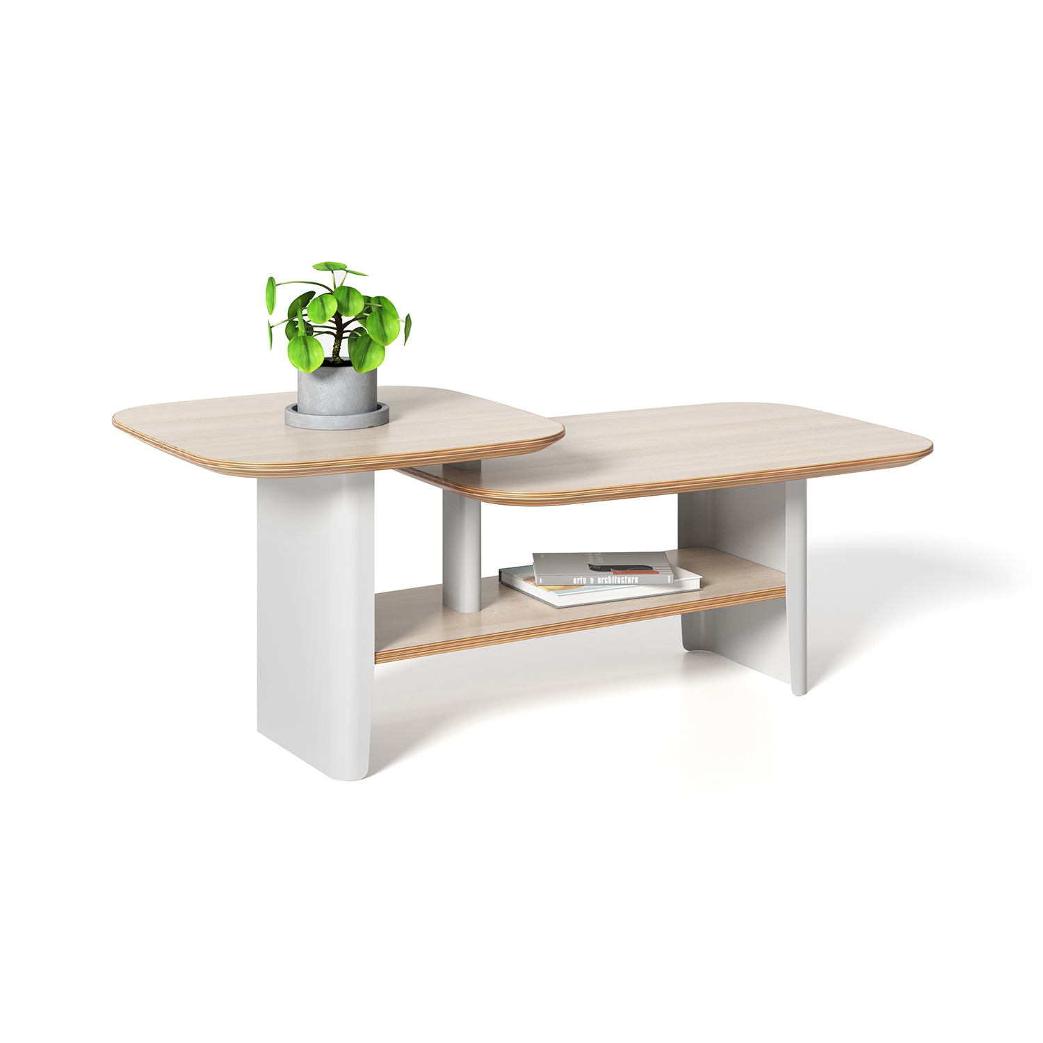 Minimalist Office Visitor Reception Area Wooden Office Coffee Table Desk