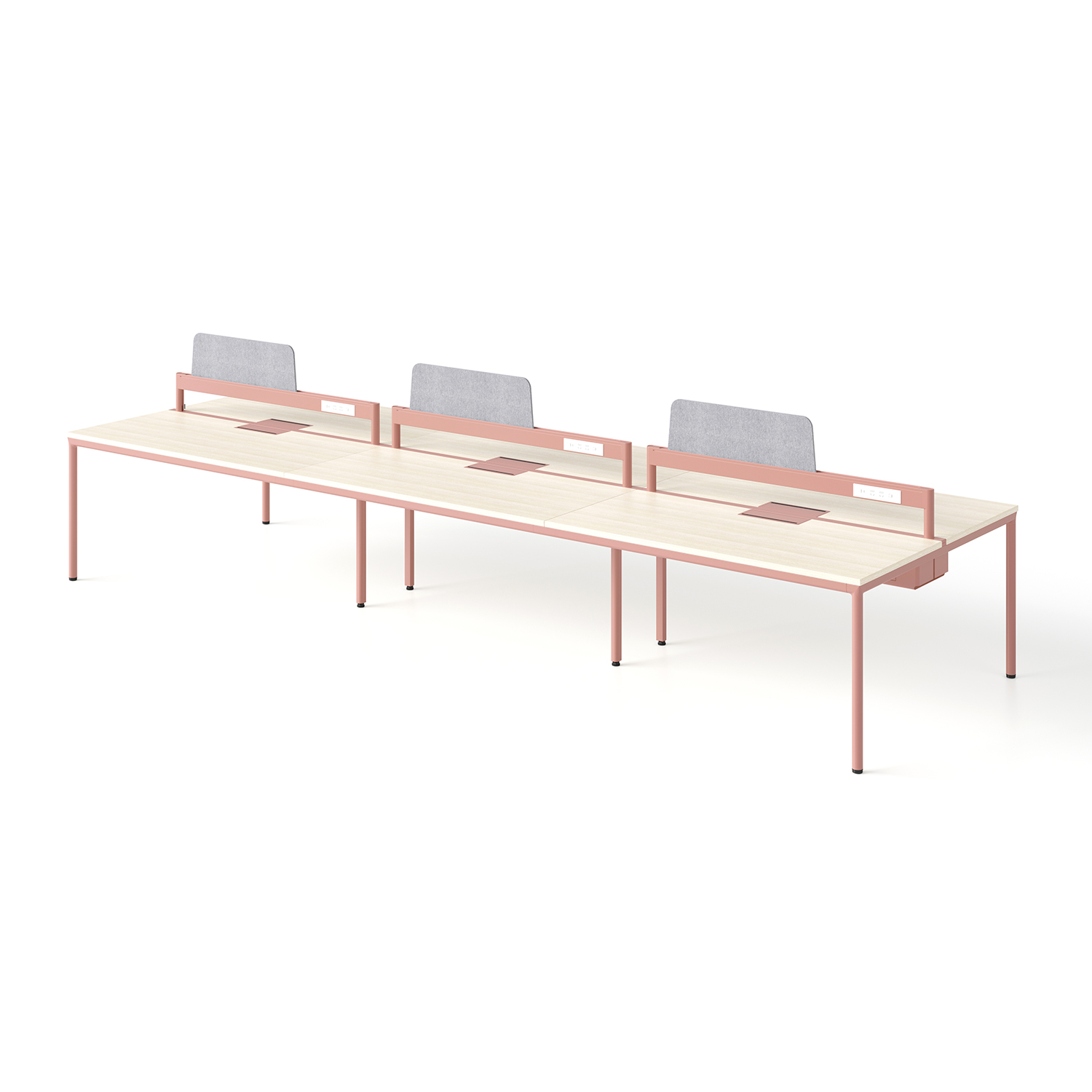 Nordic Style Office Workstation Employee Computer Desk