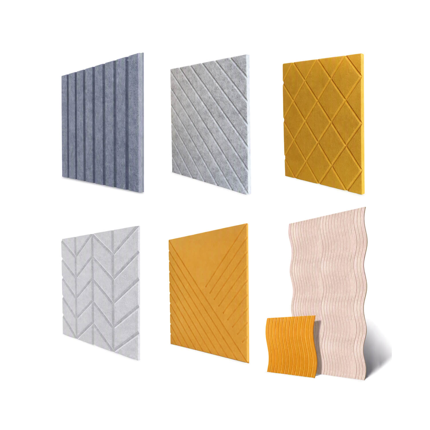 Custom PET Acoustic Wall Panels for Office Decor