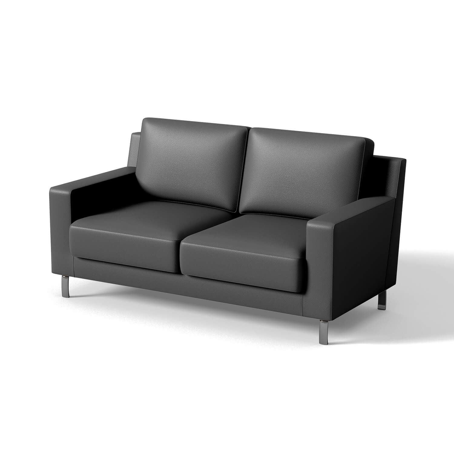 Modular Executive Sofa Collection In Premium Microfiber Leather