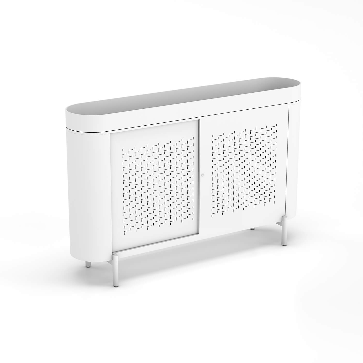 Perforated Sliding Door Acoustic Cabinet