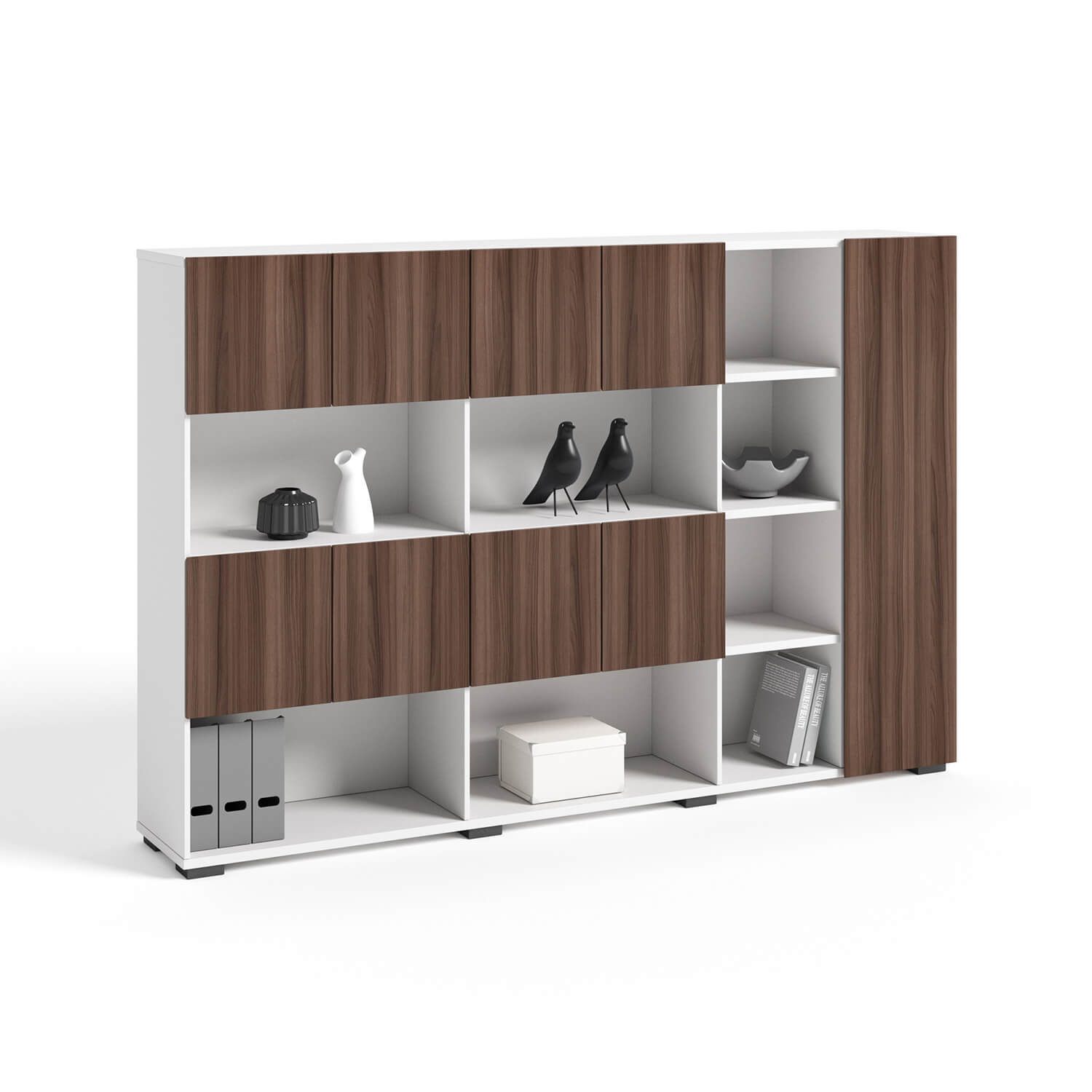 SpaceUnited Modern Style Workstation Storage Office Wooden Filing Cabinets
