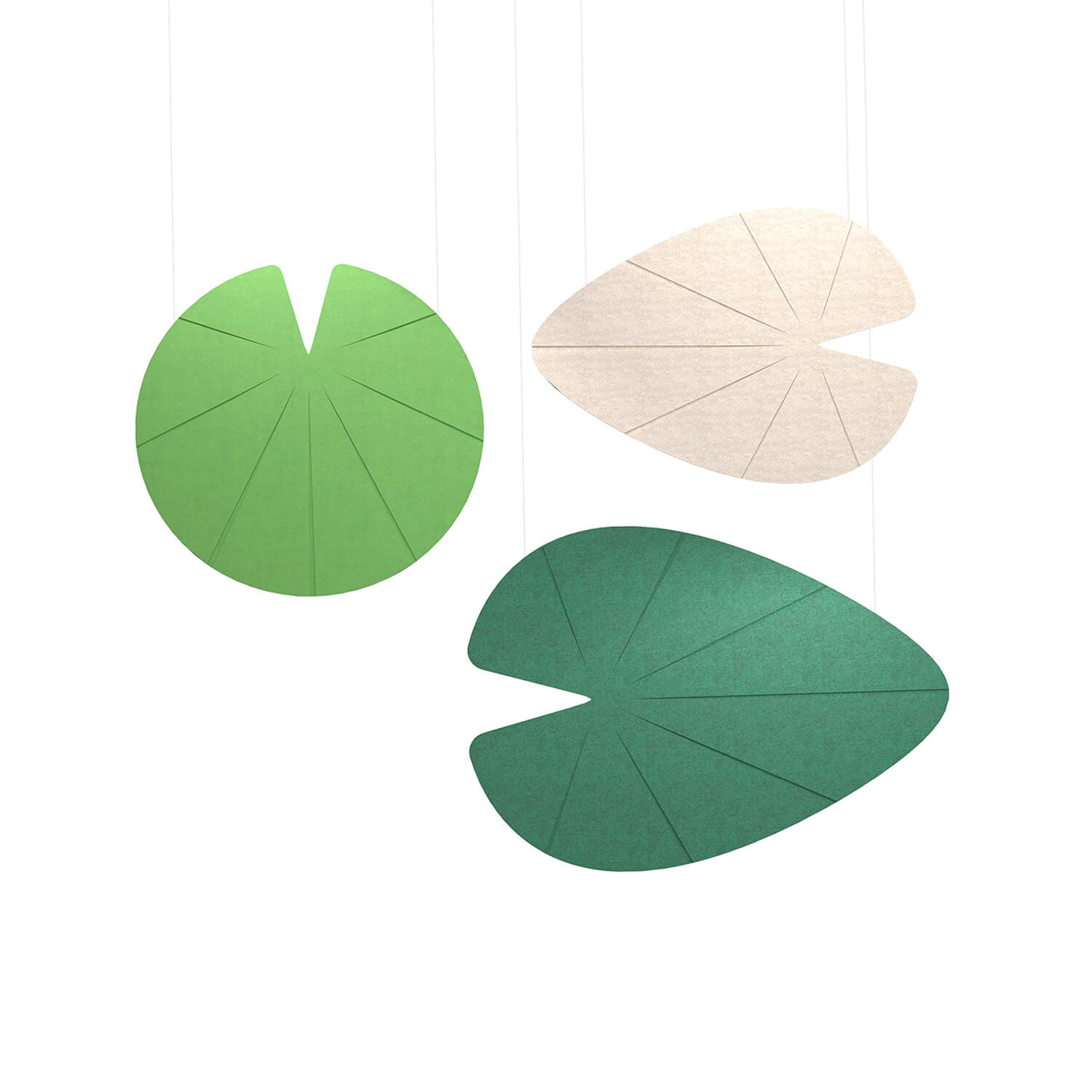 Hanging Felt Acoustic Ceiling Baffle with Wire Rope