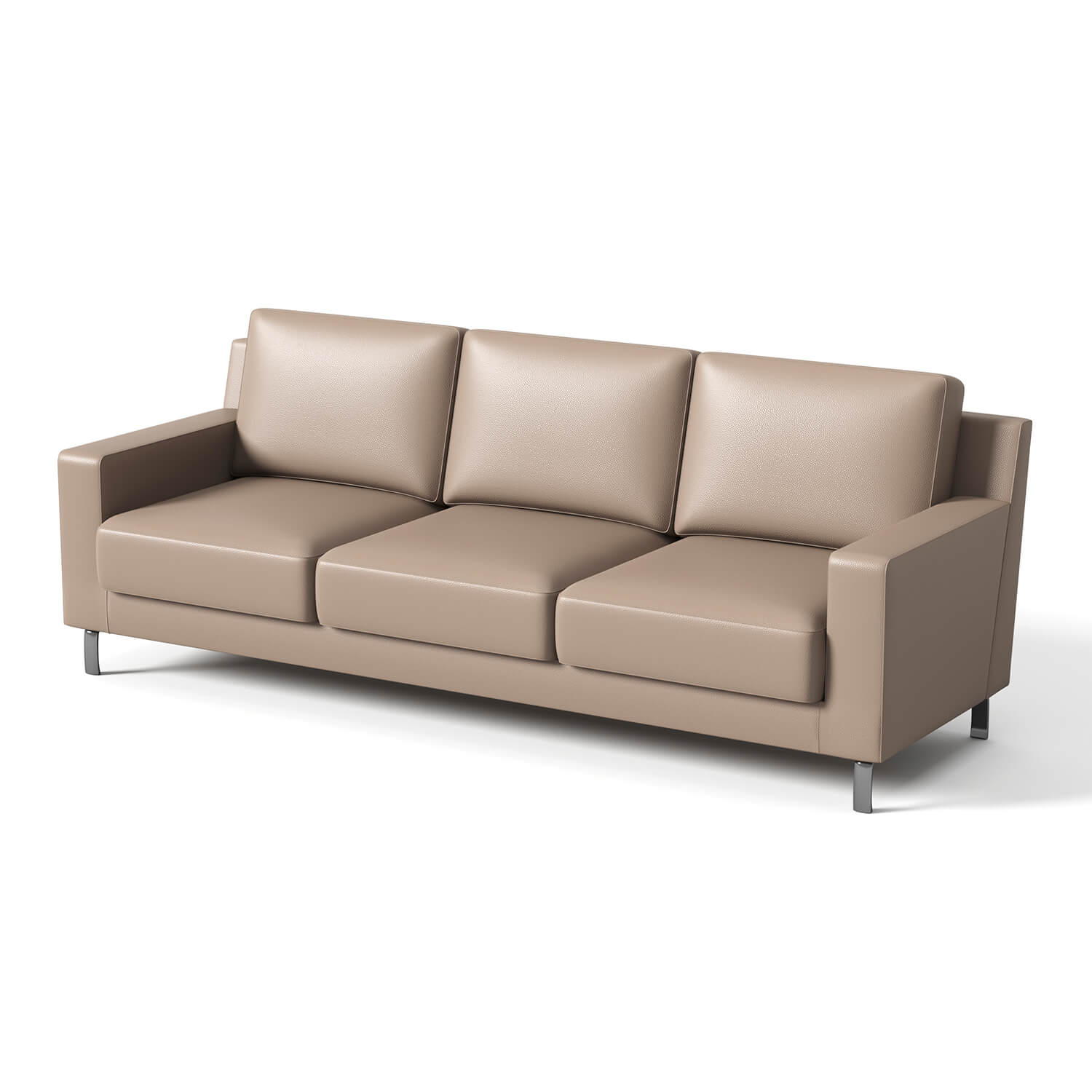 Modular Executive Sofa Collection In Premium Microfiber Leather