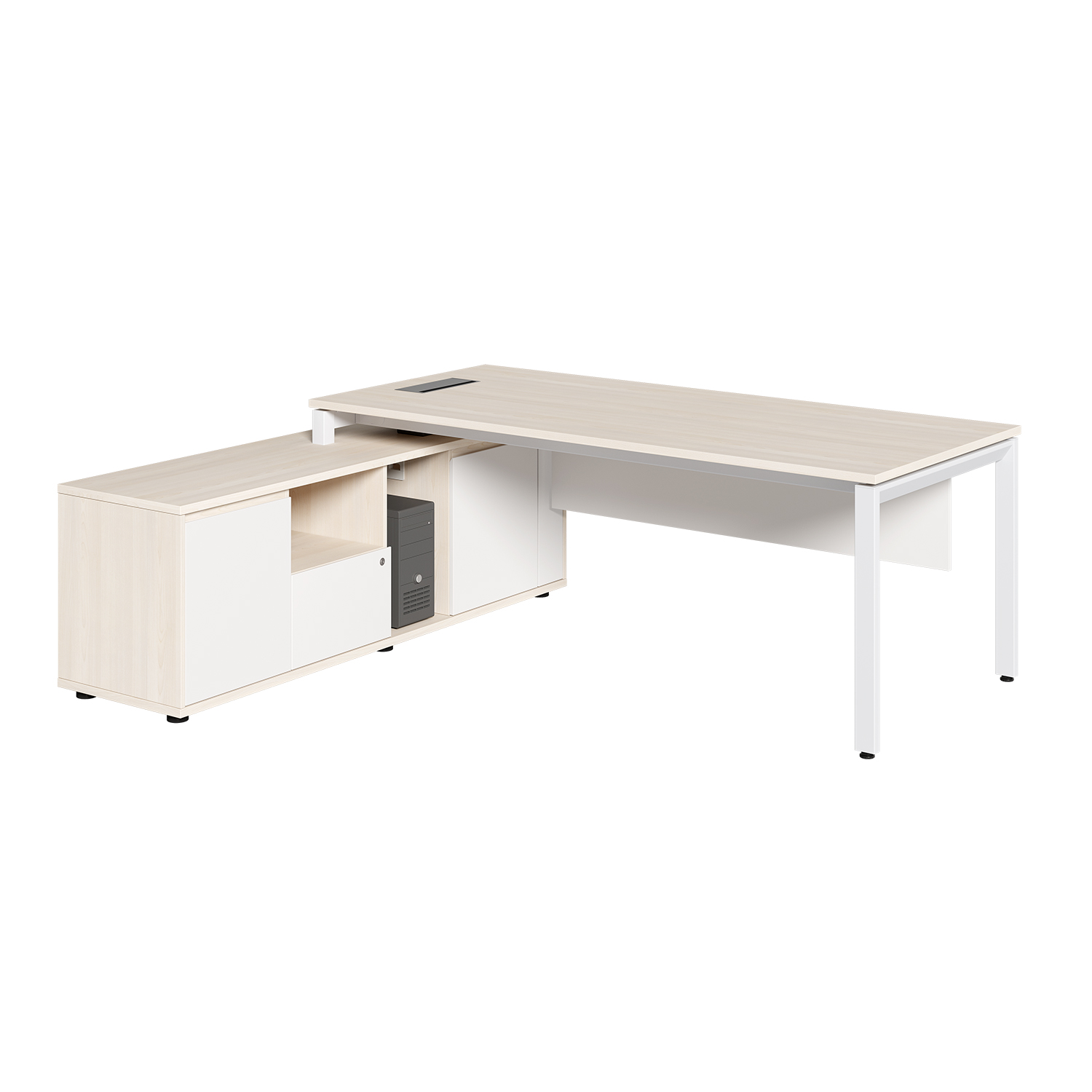 Modern Office Manager Desk Cabinet