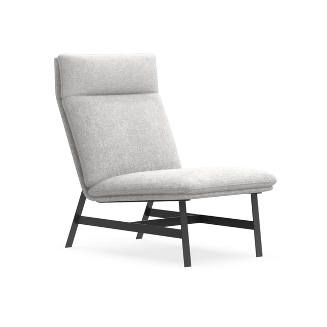 Custom Steel Frame Upholstered Lounge Chair