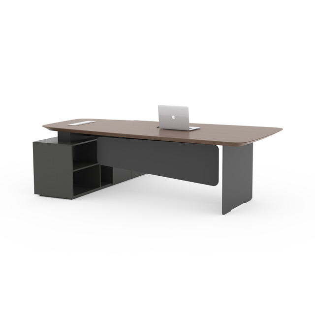 SpaceUnited Modern Metal Frame Executive Office Furniture CEO Manager Desk