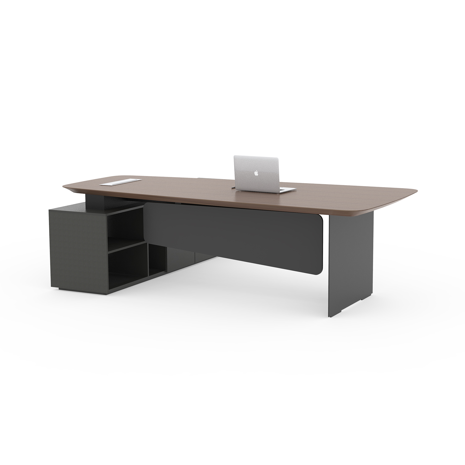 SpaceUnited Modern Metal Frame Executive Office Furniture CEO Manager Desk