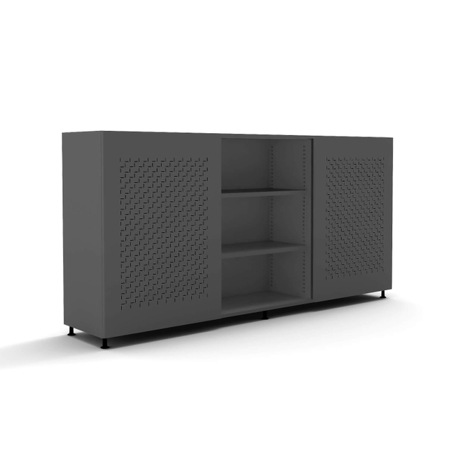 Factory Double Hinged Metal Office Storage Cabinet