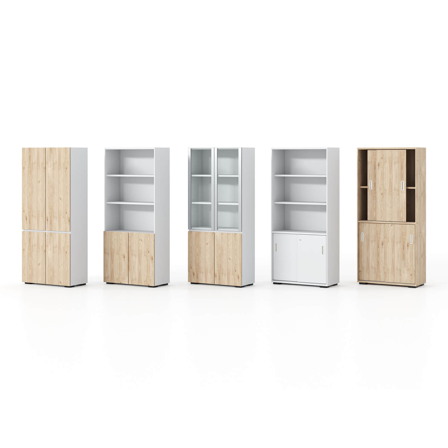 Bespoke Steel and Wood Office Storage Cabinet Solutions
