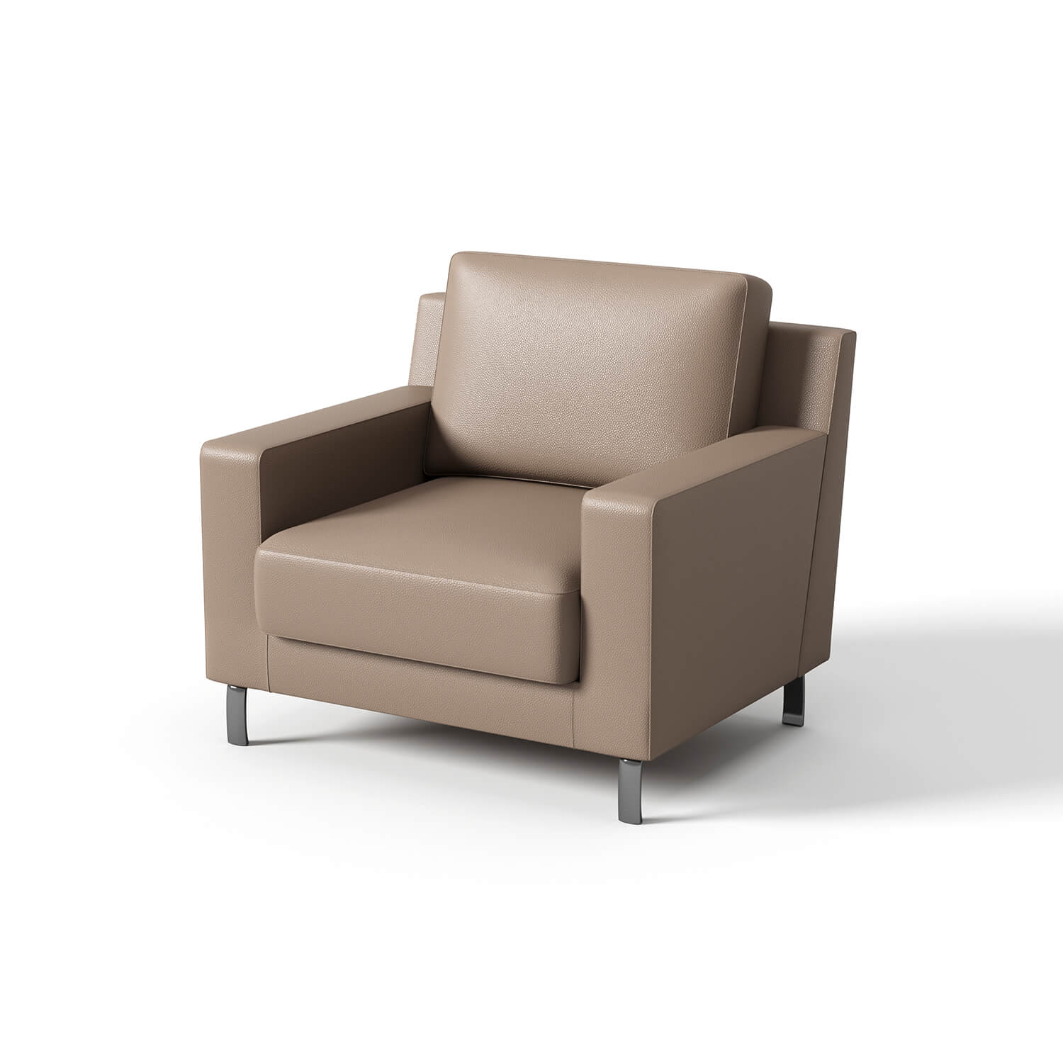 Modular Executive Sofa Collection In Premium Microfiber Leather