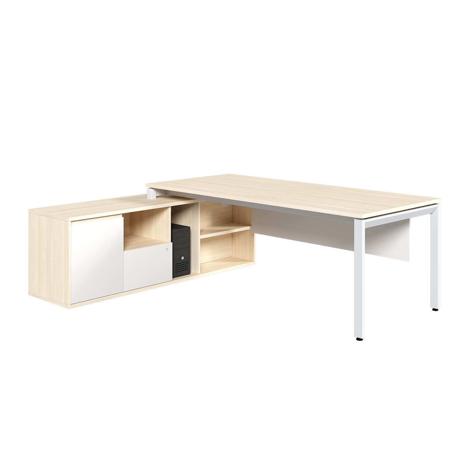Modern Office Manager Desk Cabinet