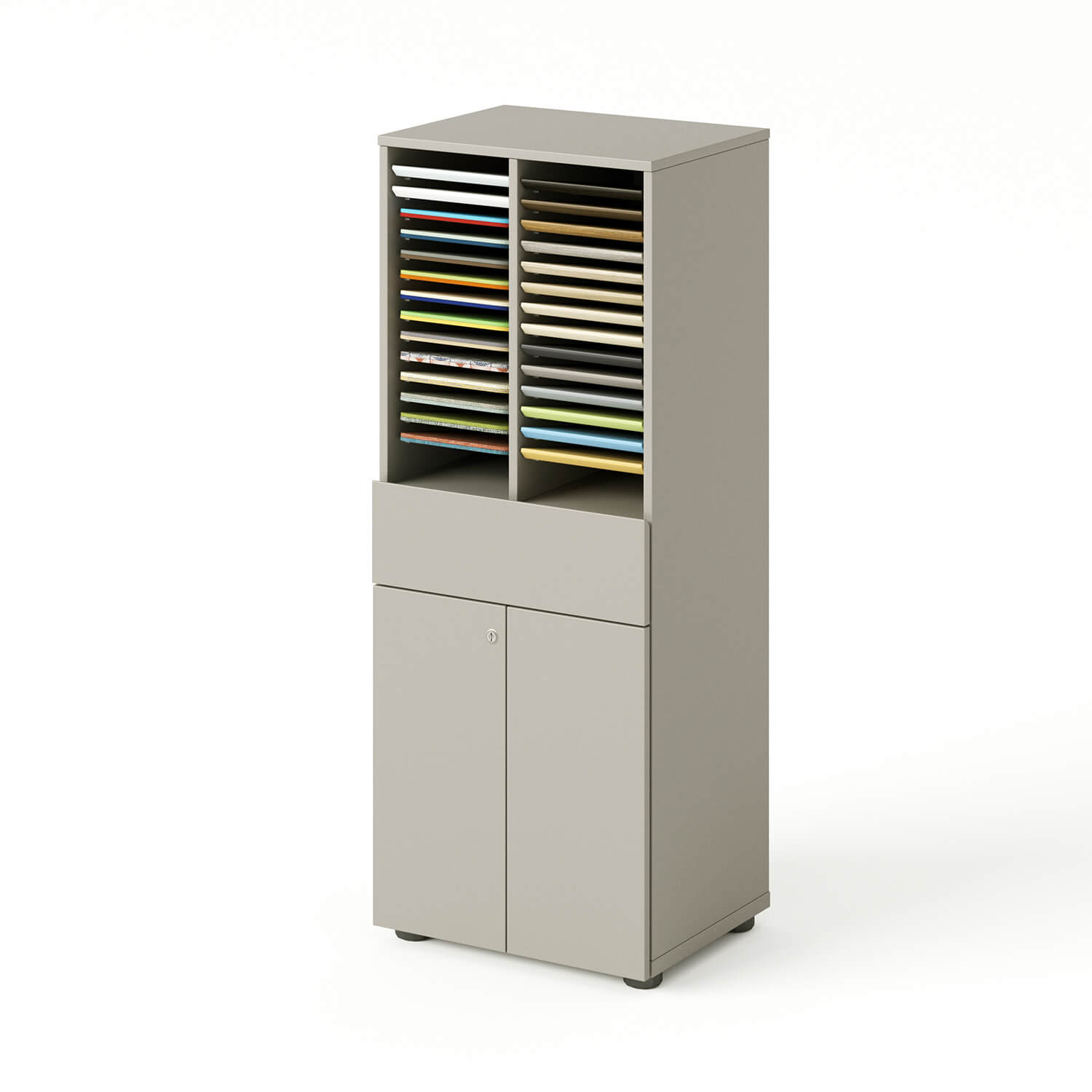 SpaceUnited Luxury Wooden Office Furniture Workstation Storage and High End Storage Cabinets