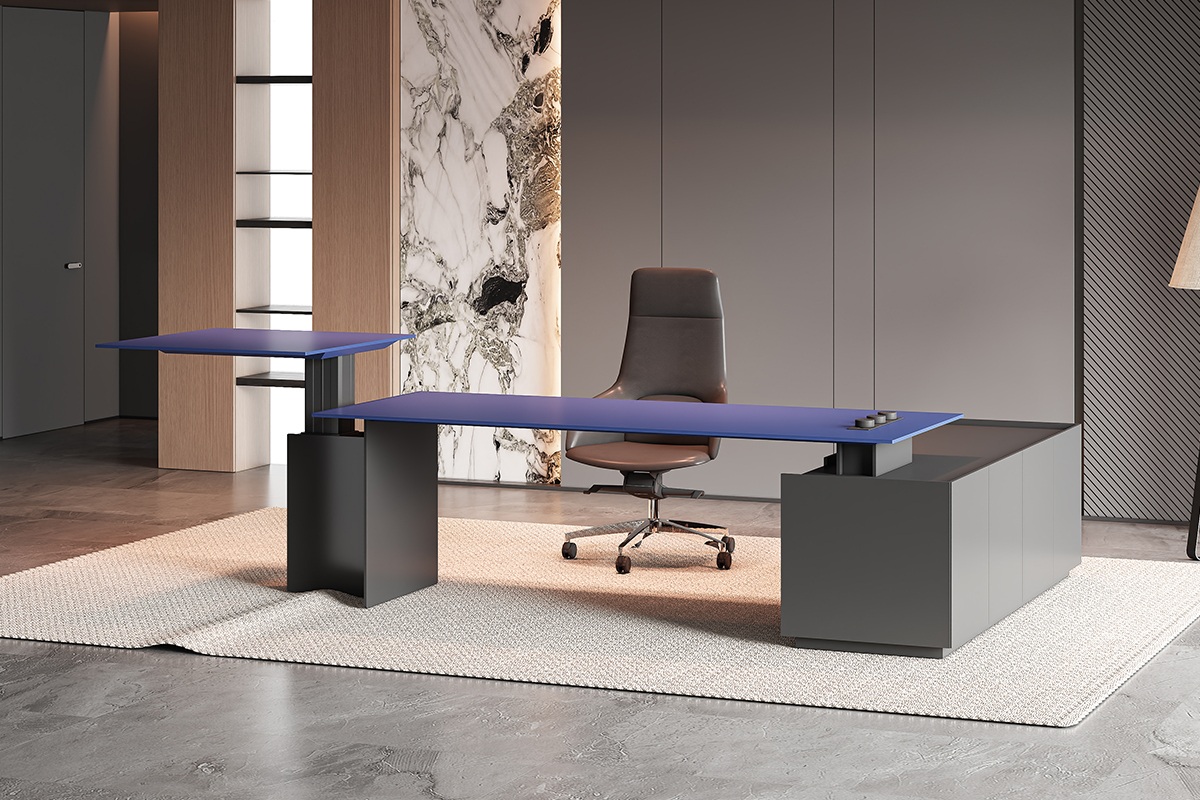 Manager benching and lounge office environment