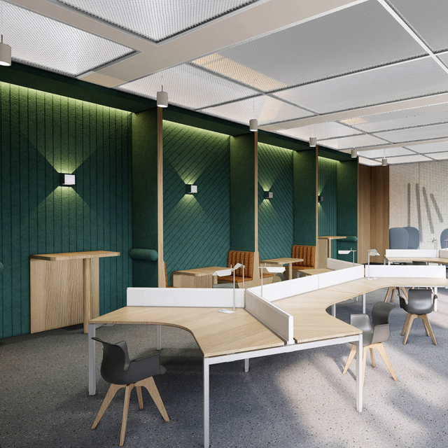 Custom PET Acoustic Wall Panels for Office Decor