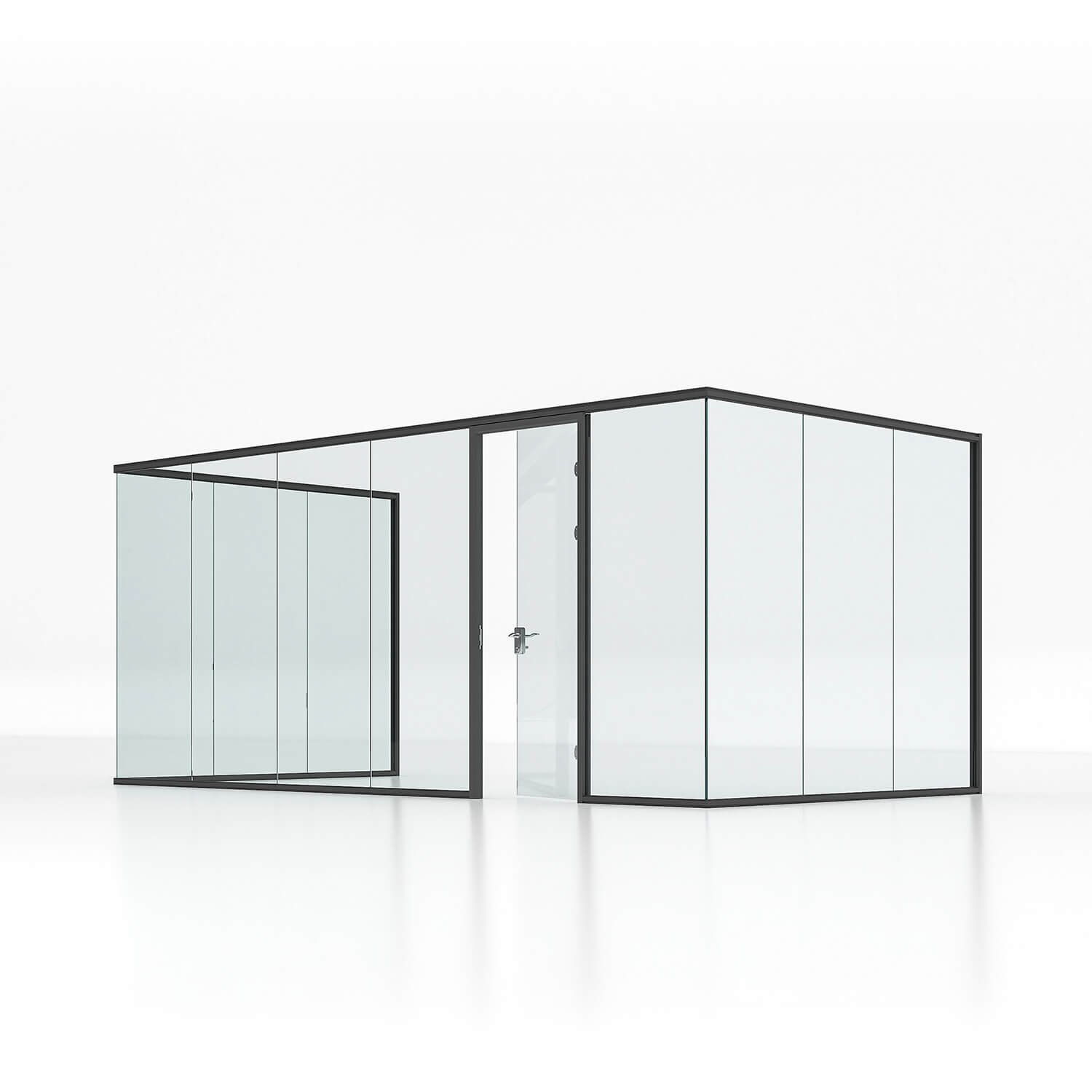 Full View Soundproof Office Partition Wall