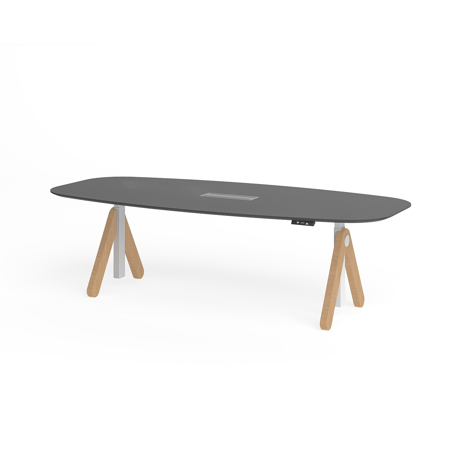 Wooden Height Adjustable Meeting Table