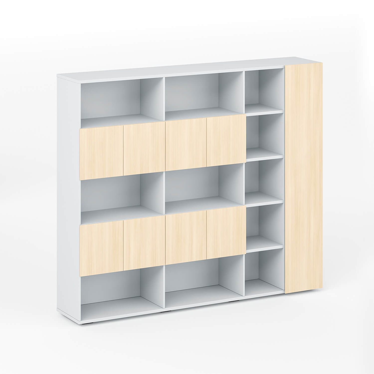 SpaceUnited Modern Style Workstation Storage Office Wooden Filing Cabinets