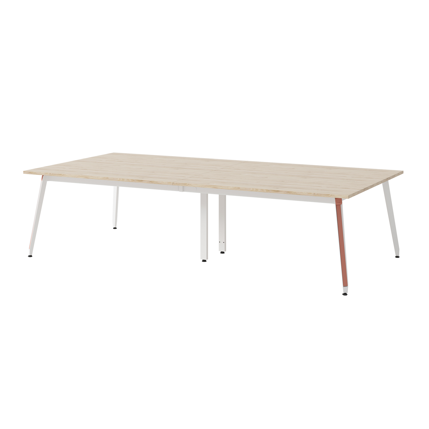 SpaceUnited Modern Designer Wooden Relief Texture Veneer Boardroom Conference Table Office Furniture