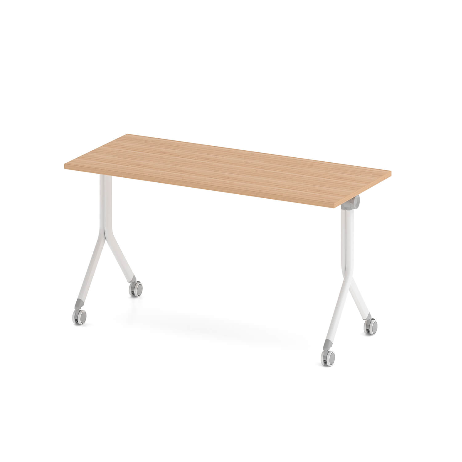 Geometric A-Frame MFC Training Table With Flip-Top Storage