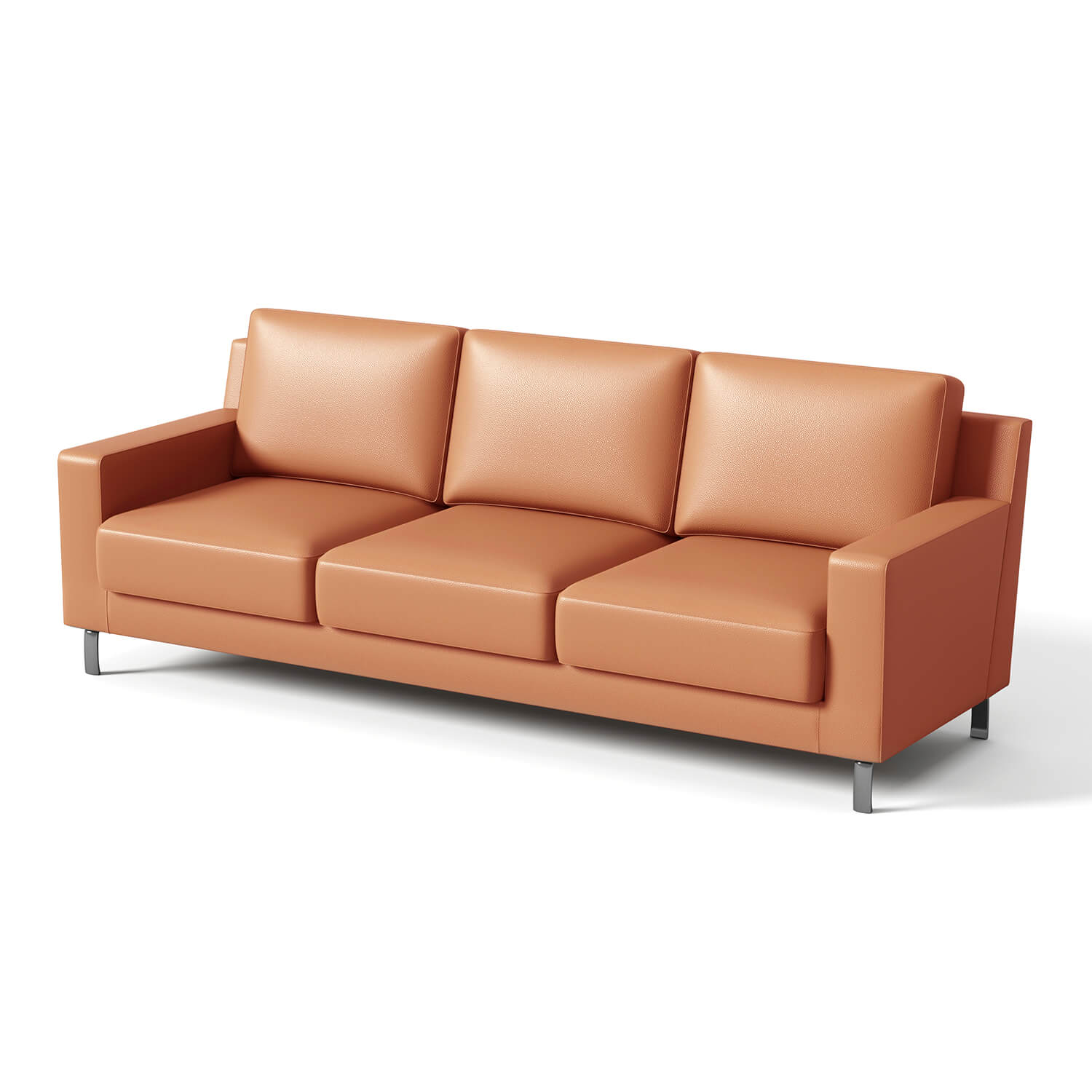 Modular Executive Sofa Collection In Premium Microfiber Leather