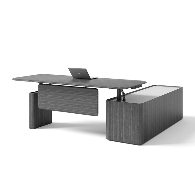 Bespoke Executive Sit-Stand Workstation With MDF Powder Finish