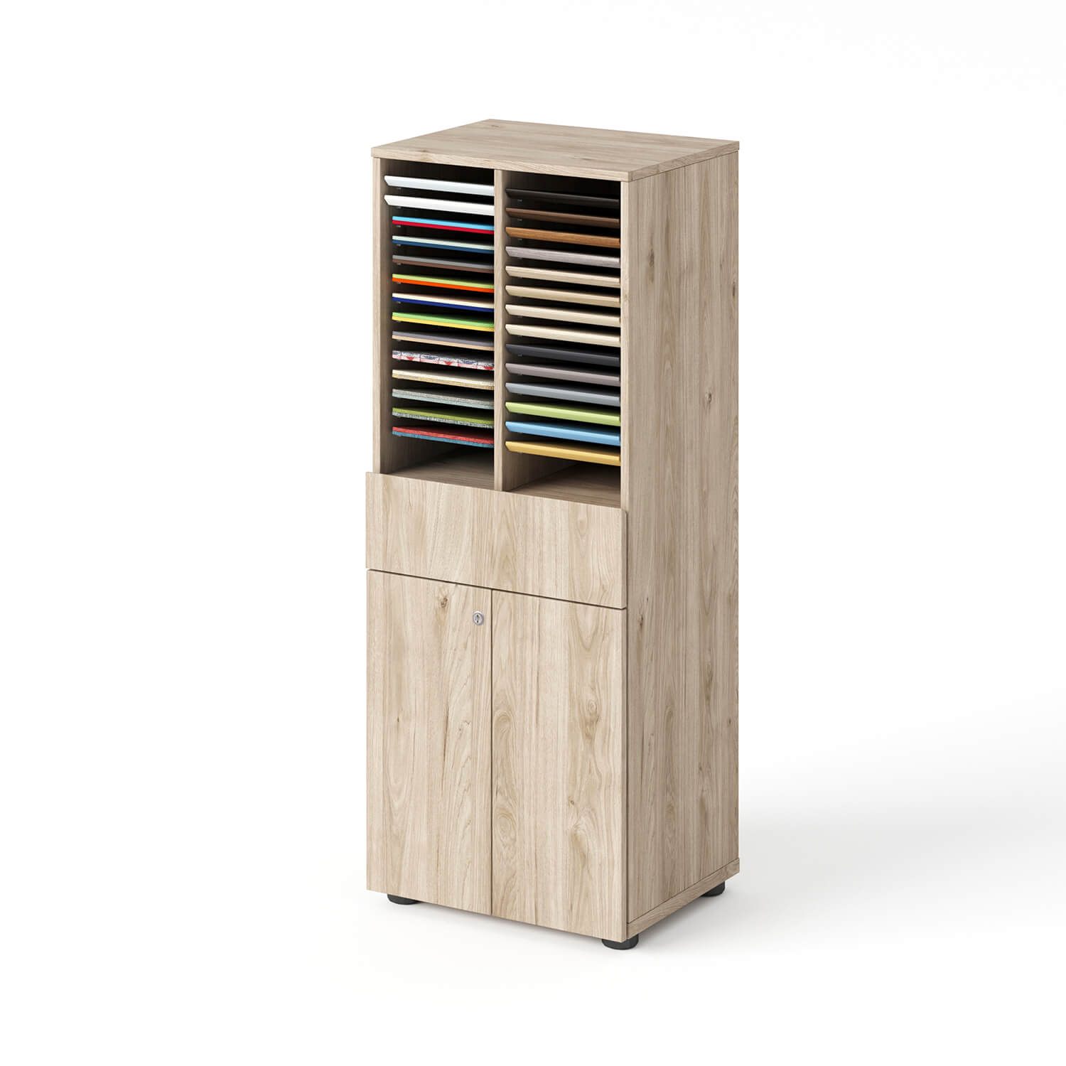 SpaceUnited Luxury Wooden Office Furniture Workstation Storage and High End Storage Cabinets