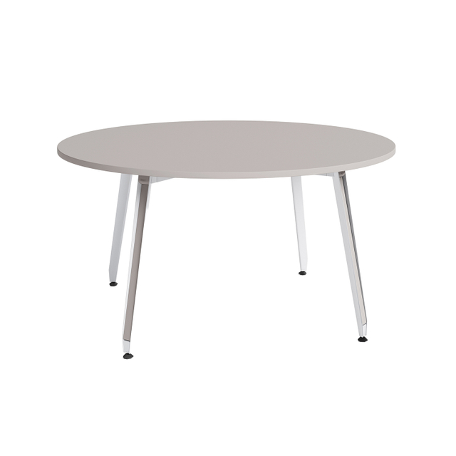 SpaceUnited Factory Direct Round Conference Table for Lounge Areas Steel Frame Modern Office Furniture