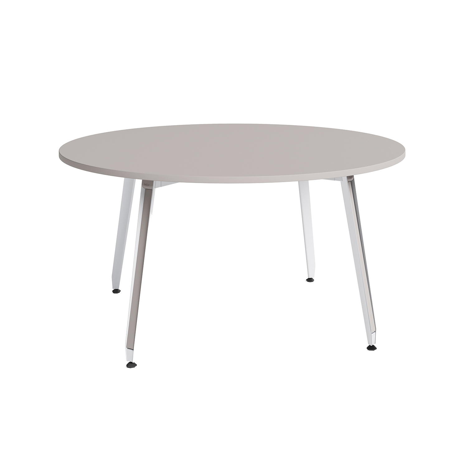 SpaceUnited Factory Direct Round Conference Table for Lounge Areas Steel Frame Modern Office Furniture