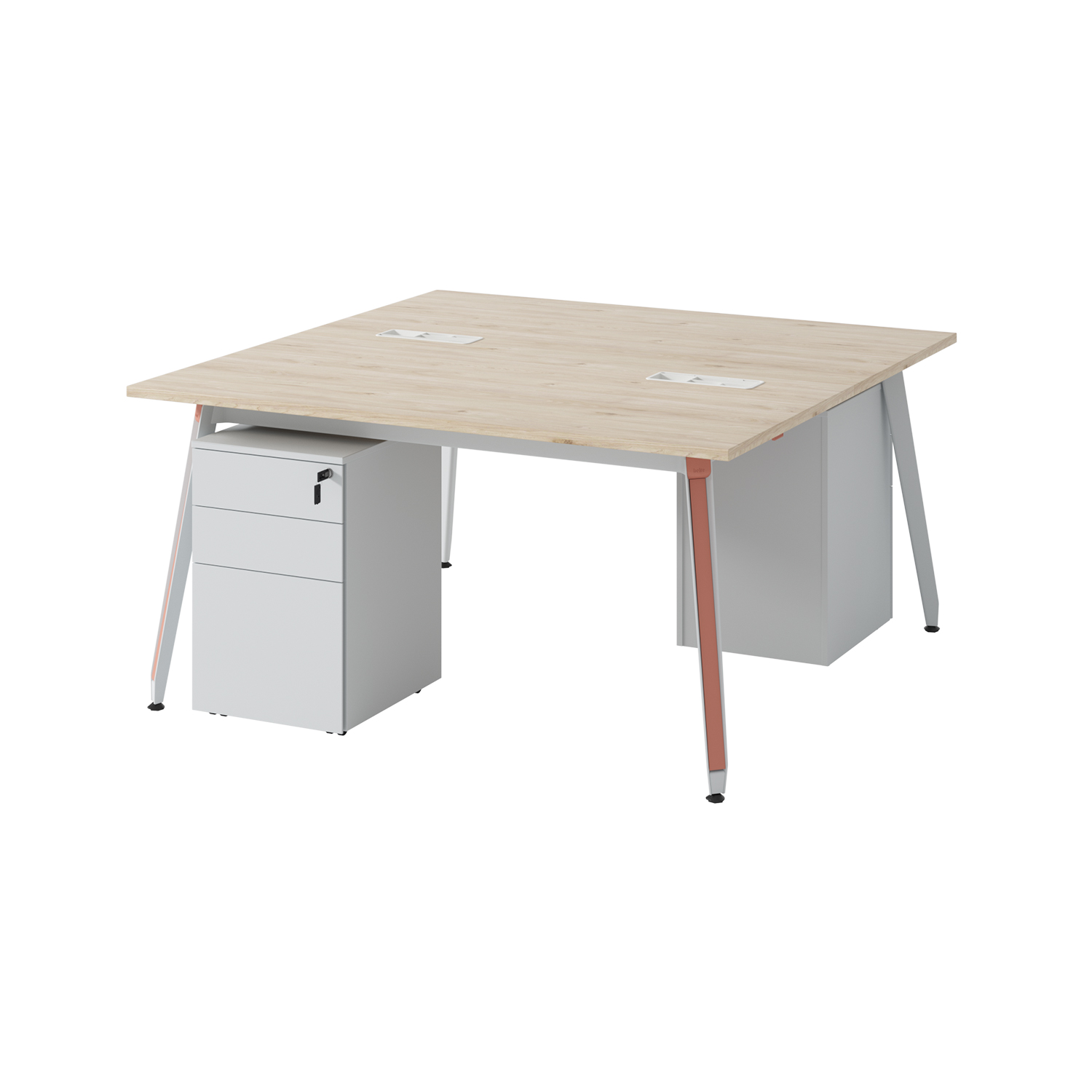 Linear 4/6 Seater Staff Workstation Desk