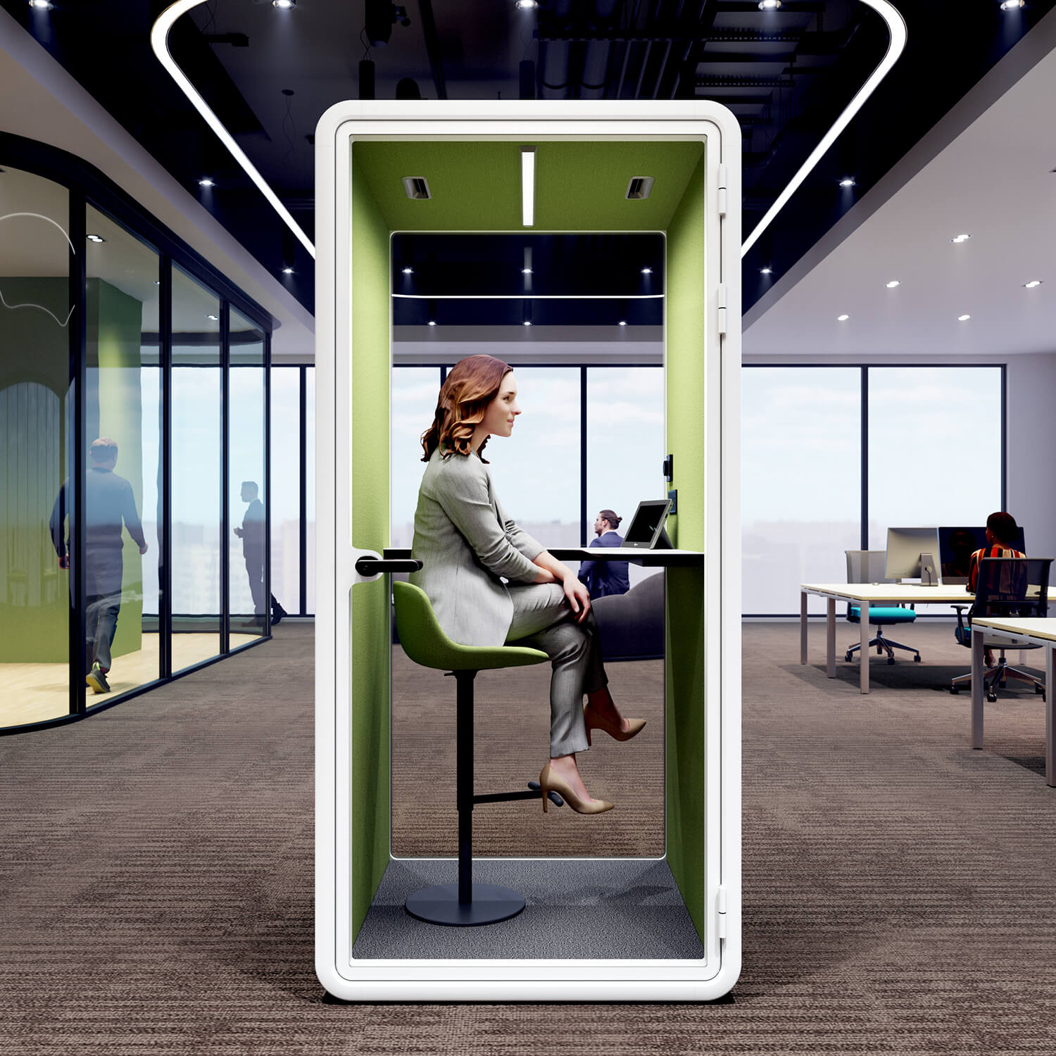 Small Mobile Soundproof Office Booth