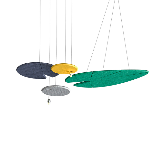 Hanging Felt Acoustic Ceiling Baffle with Wire Rope