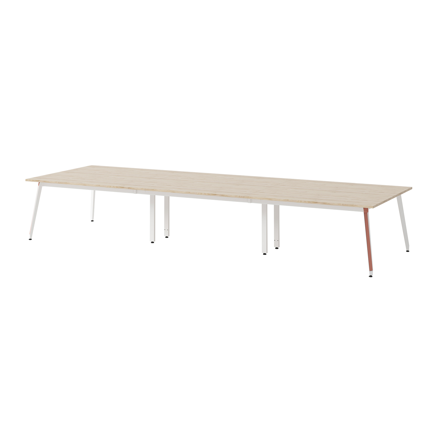SpaceUnited Modern Designer Wooden Relief Texture Veneer Boardroom Conference Table Office Furniture