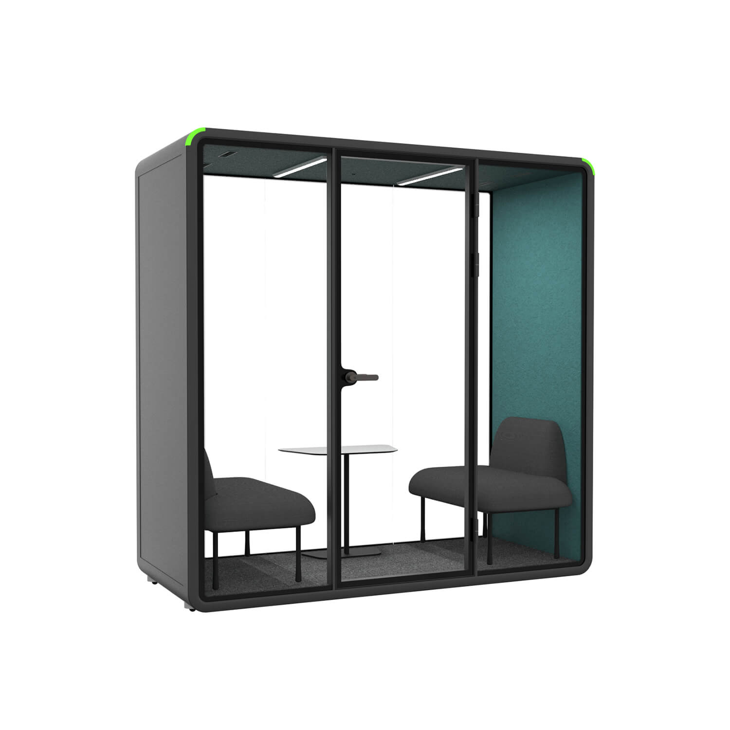 Aluminum Frame Glass Meeting Acoustic Booth