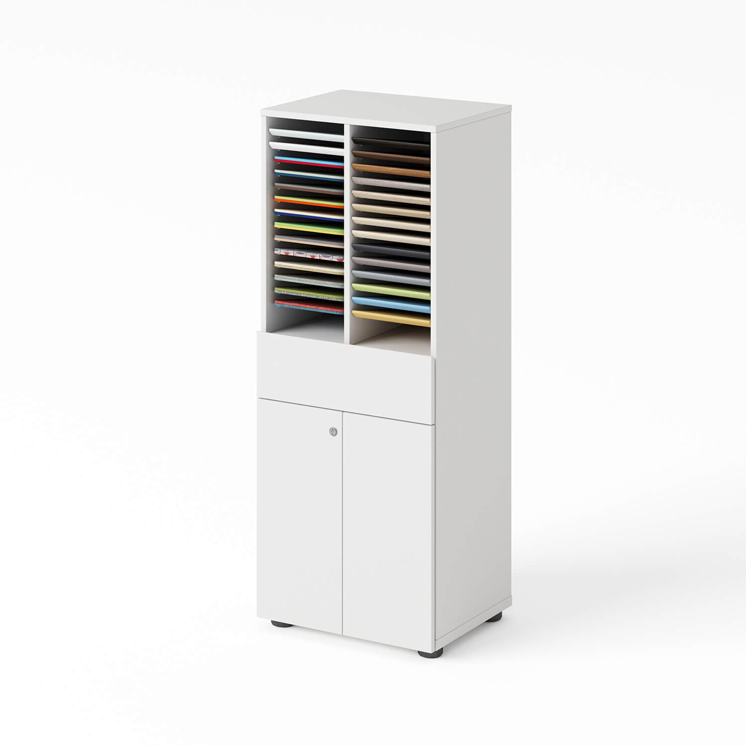 SpaceUnited Luxury Wooden Office Furniture Workstation Storage and High End Storage Cabinets