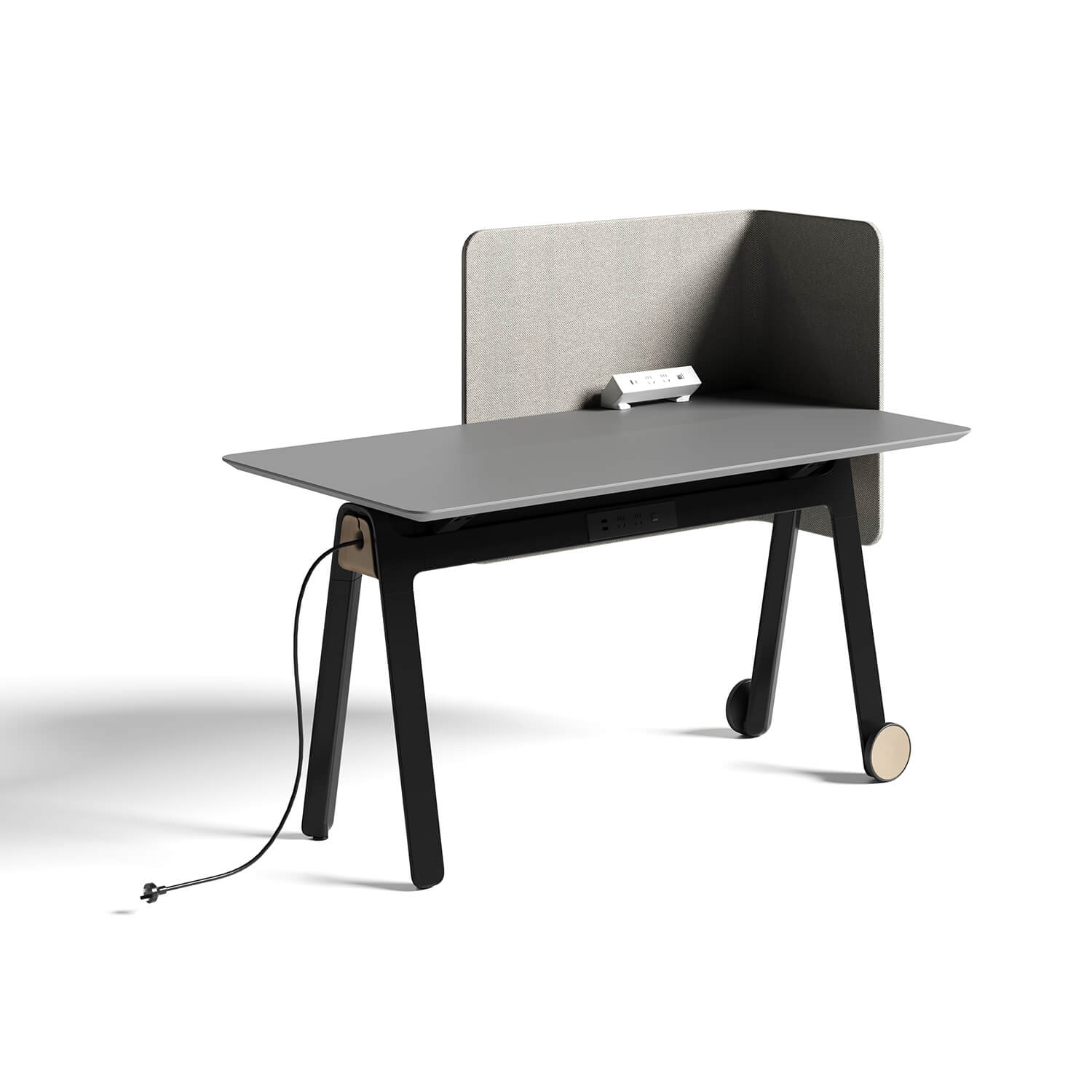 Single Screen Partition Staff Workstation Desk