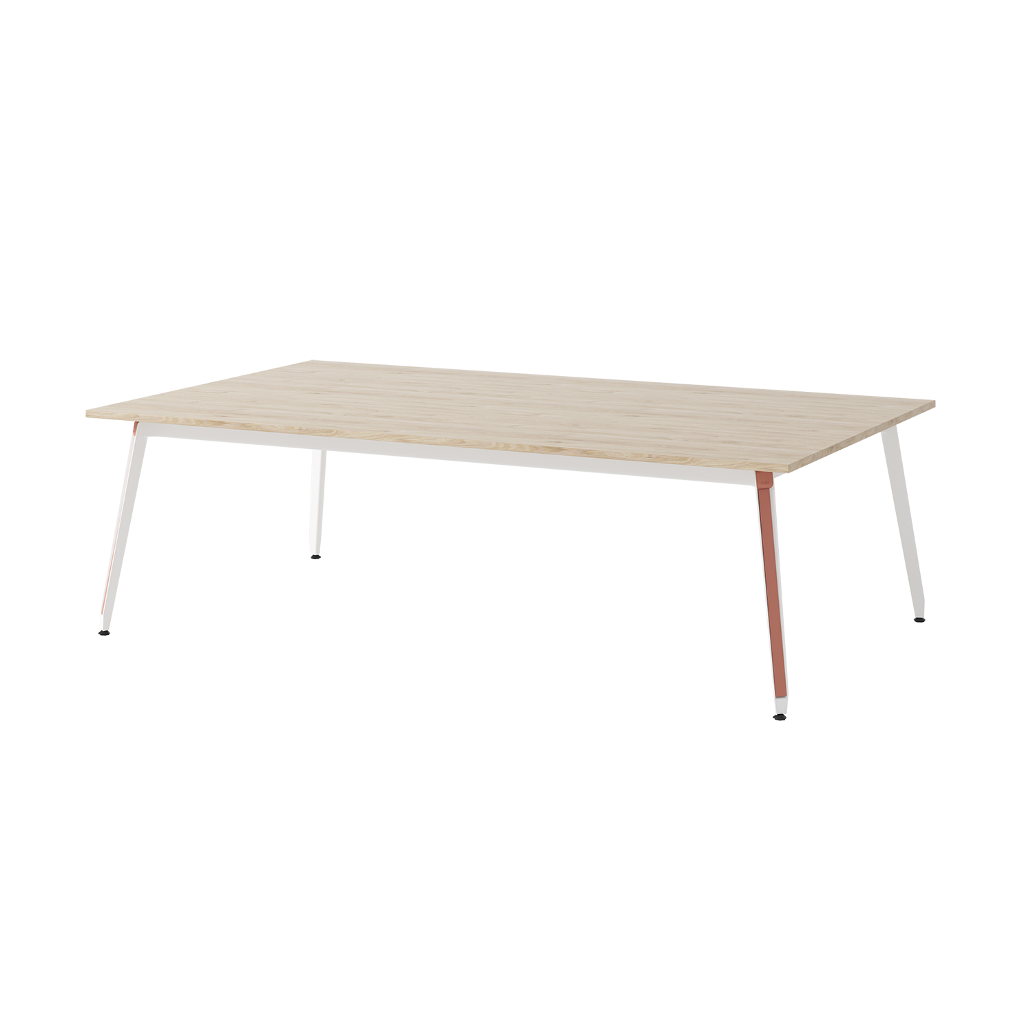 SpaceUnited Modern Designer Wooden Relief Texture Veneer Boardroom Conference Table Office Furniture