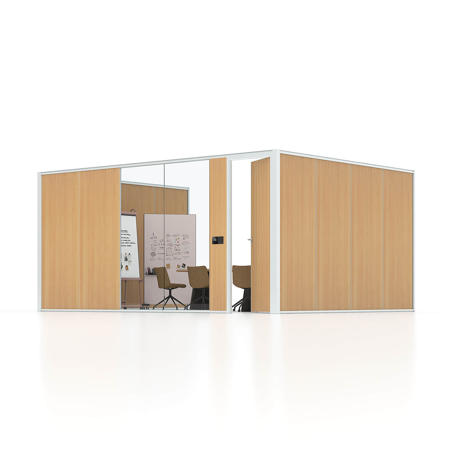 Modern Soundproof Office Glass Partition Wall