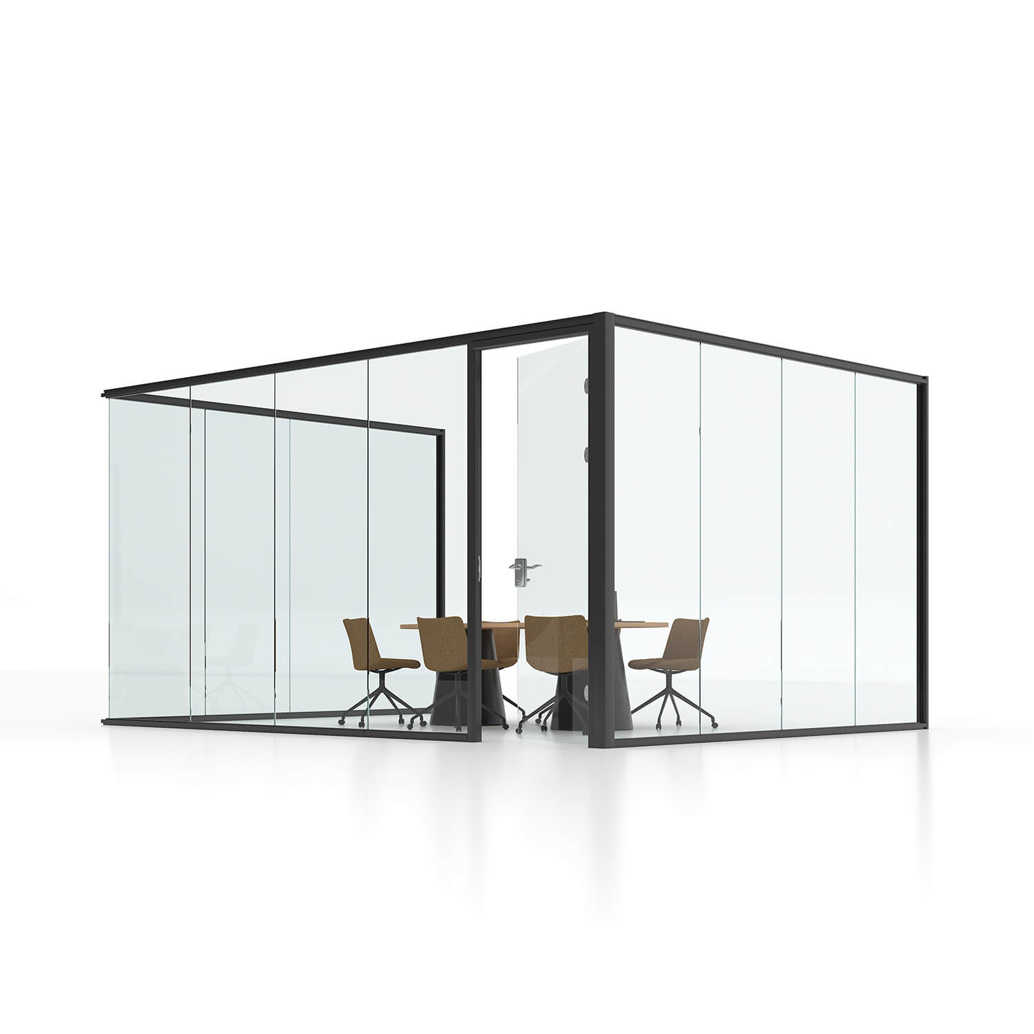 Full View Soundproof Office Partition Wall