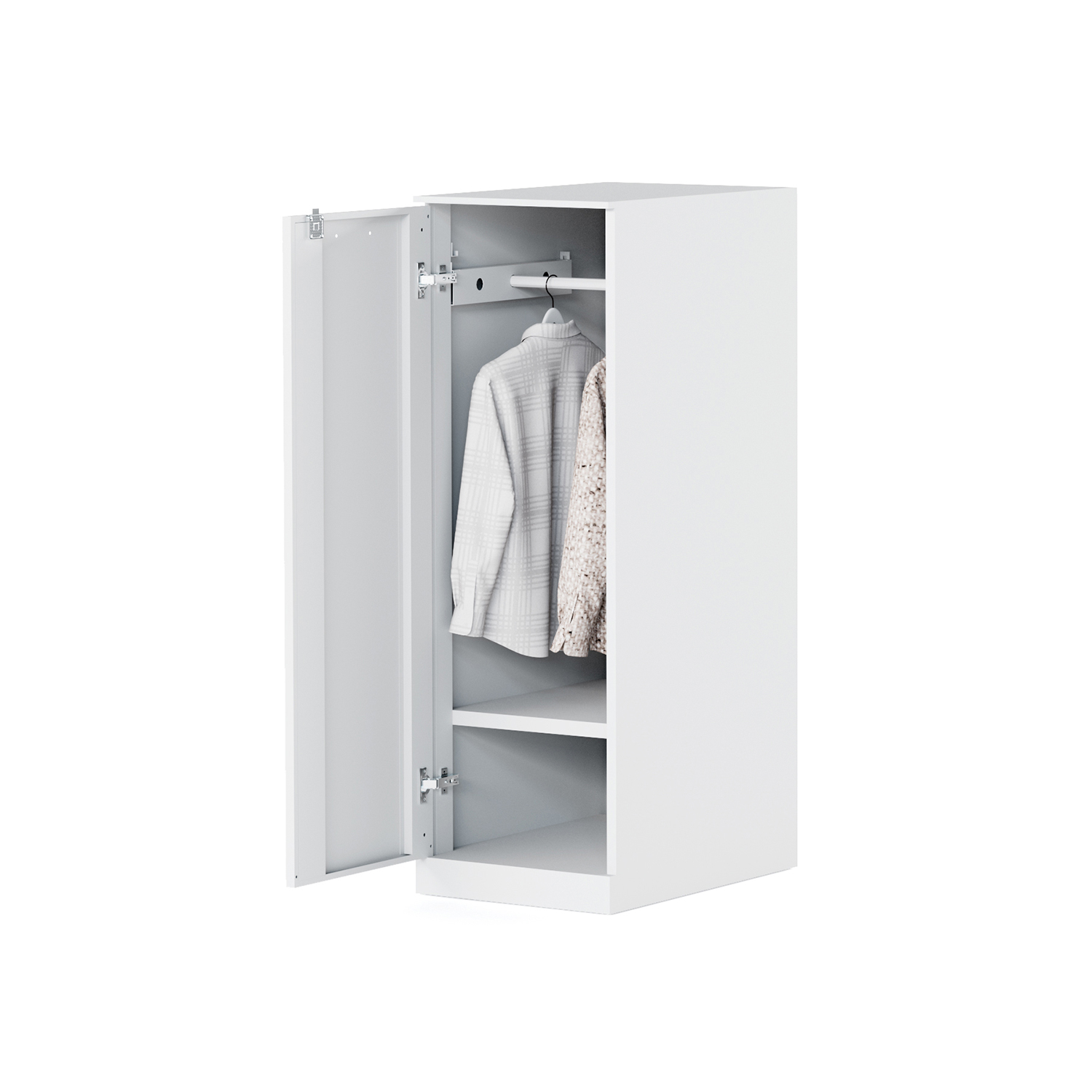 SpaceUnited High End Single-Door Steel Wardrobes for Schools, Offices, and Commercial Settings